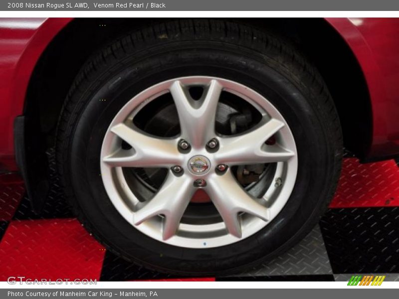 Venom Red Pearl / Black 2008 Nissan Rogue SL AWD