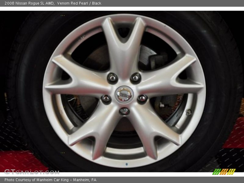 Venom Red Pearl / Black 2008 Nissan Rogue SL AWD