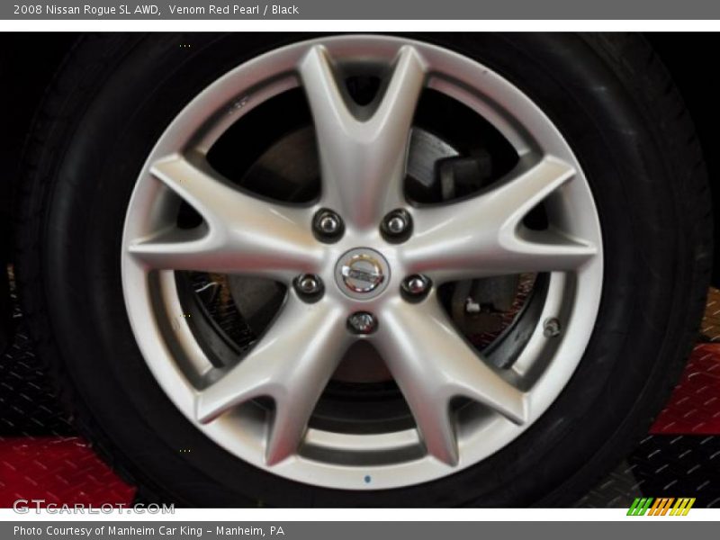 Venom Red Pearl / Black 2008 Nissan Rogue SL AWD