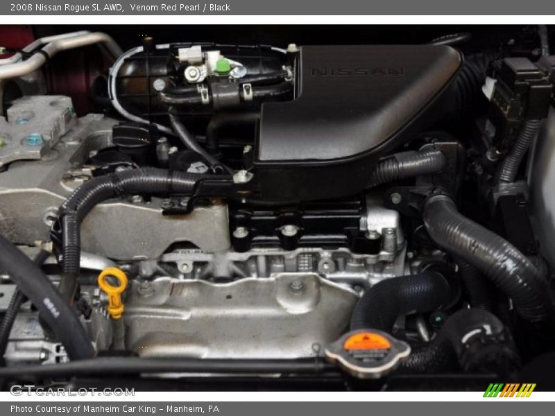 Venom Red Pearl / Black 2008 Nissan Rogue SL AWD