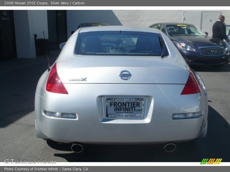 Silver Alloy / Carbon 2008 Nissan 350Z Coupe