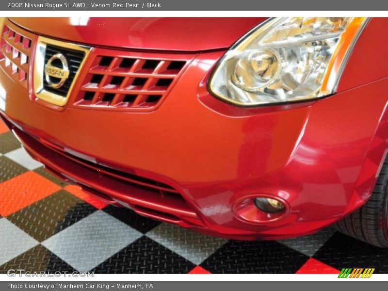 Venom Red Pearl / Black 2008 Nissan Rogue SL AWD