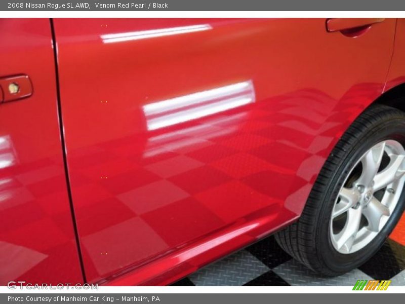 Venom Red Pearl / Black 2008 Nissan Rogue SL AWD