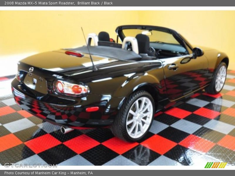 Brilliant Black / Black 2008 Mazda MX-5 Miata Sport Roadster