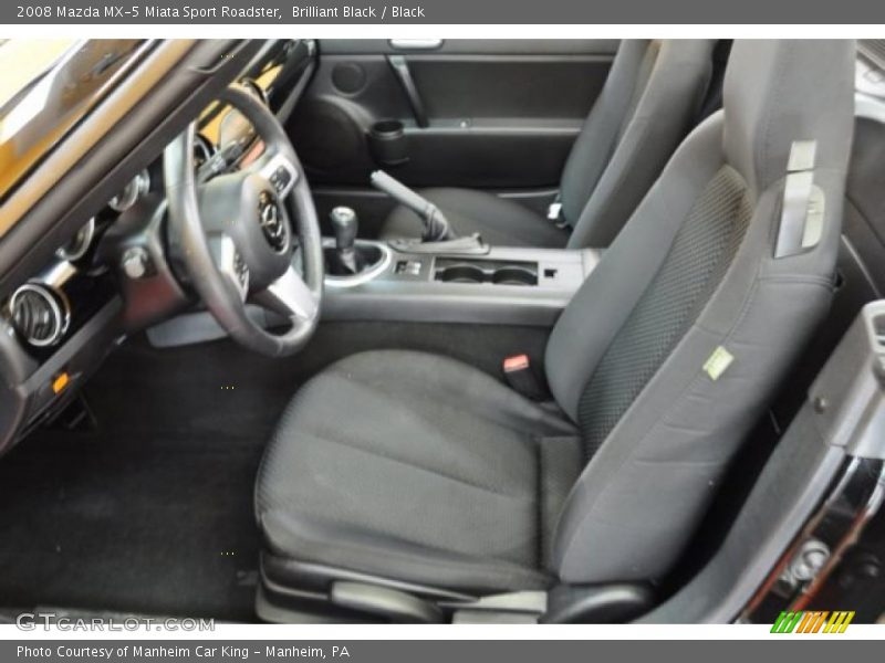 Brilliant Black / Black 2008 Mazda MX-5 Miata Sport Roadster