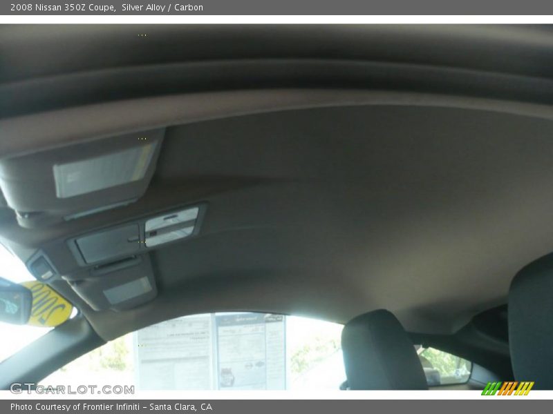 Silver Alloy / Carbon 2008 Nissan 350Z Coupe