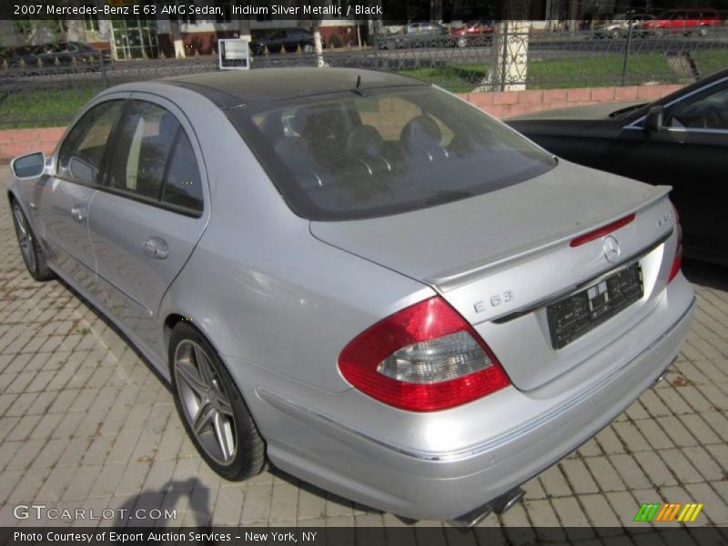 Iridium Silver Metallic / Black 2007 Mercedes-Benz E 63 AMG Sedan