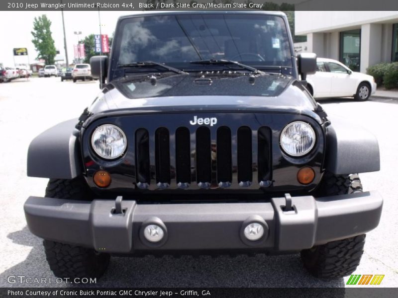 Black / Dark Slate Gray/Medium Slate Gray 2010 Jeep Wrangler Unlimited Rubicon 4x4