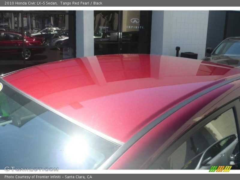 Tango Red Pearl / Black 2010 Honda Civic LX-S Sedan