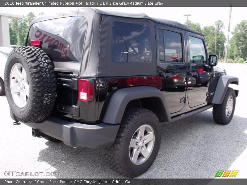 Black / Dark Slate Gray/Medium Slate Gray 2010 Jeep Wrangler Unlimited Rubicon 4x4