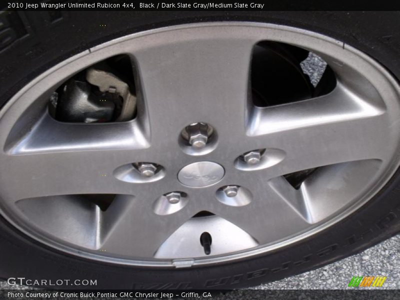 Black / Dark Slate Gray/Medium Slate Gray 2010 Jeep Wrangler Unlimited Rubicon 4x4