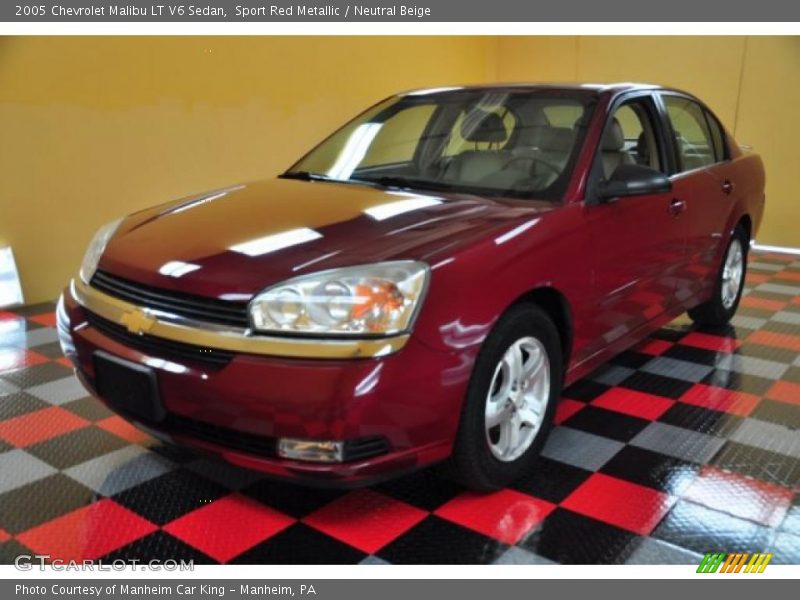 Sport Red Metallic / Neutral Beige 2005 Chevrolet Malibu LT V6 Sedan