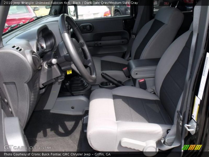 Black / Dark Slate Gray/Medium Slate Gray 2010 Jeep Wrangler Unlimited Rubicon 4x4