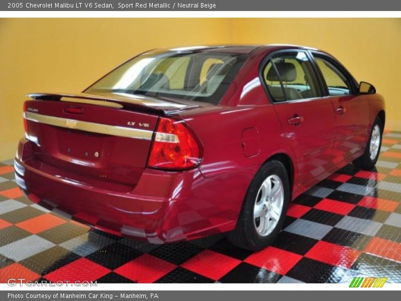 Sport Red Metallic / Neutral Beige 2005 Chevrolet Malibu LT V6 Sedan