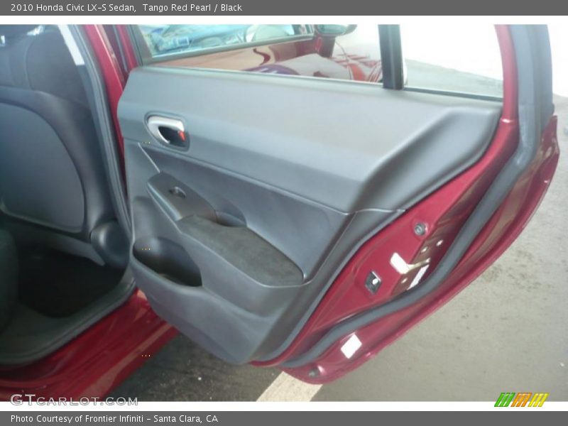 Tango Red Pearl / Black 2010 Honda Civic LX-S Sedan