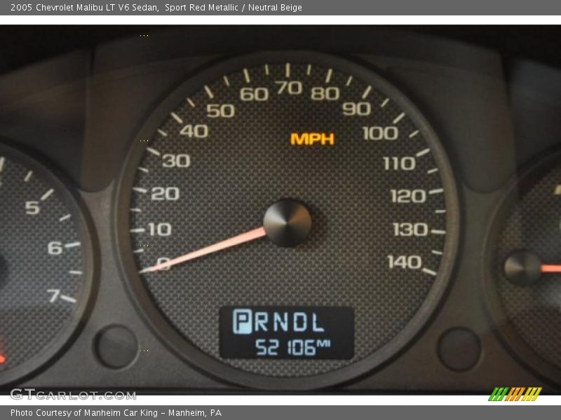 Sport Red Metallic / Neutral Beige 2005 Chevrolet Malibu LT V6 Sedan