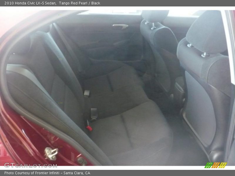 Tango Red Pearl / Black 2010 Honda Civic LX-S Sedan