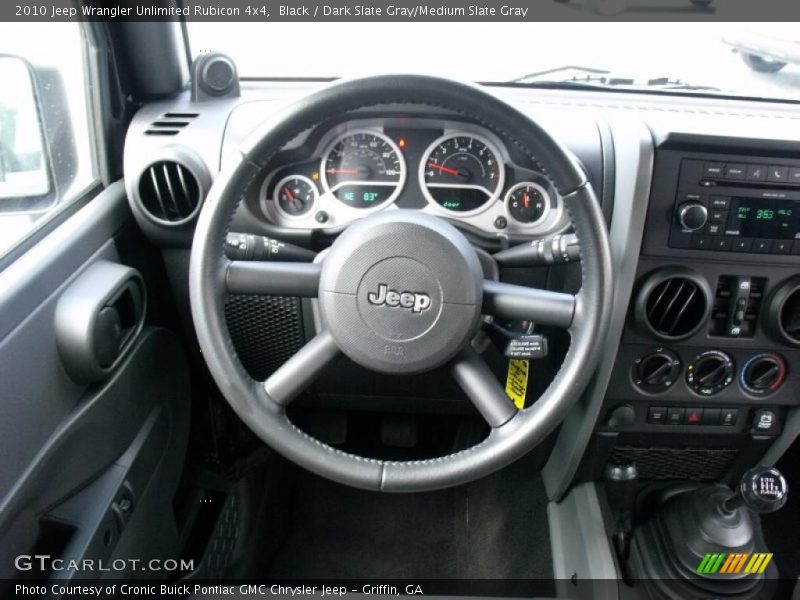  2010 Wrangler Unlimited Rubicon 4x4 Steering Wheel