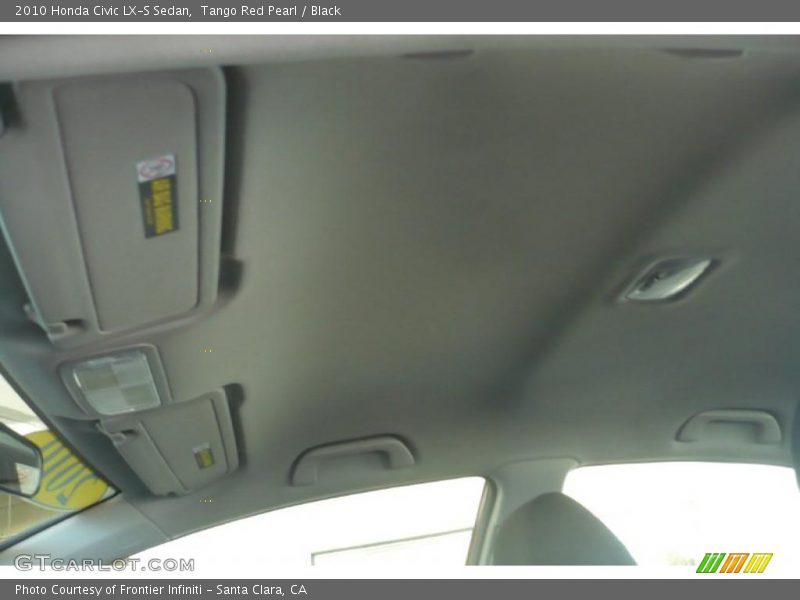 Tango Red Pearl / Black 2010 Honda Civic LX-S Sedan