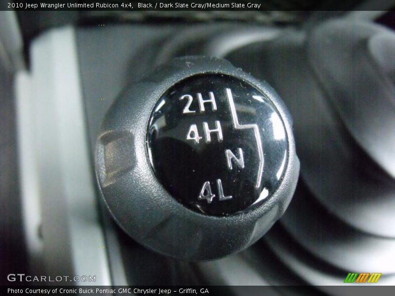 Black / Dark Slate Gray/Medium Slate Gray 2010 Jeep Wrangler Unlimited Rubicon 4x4