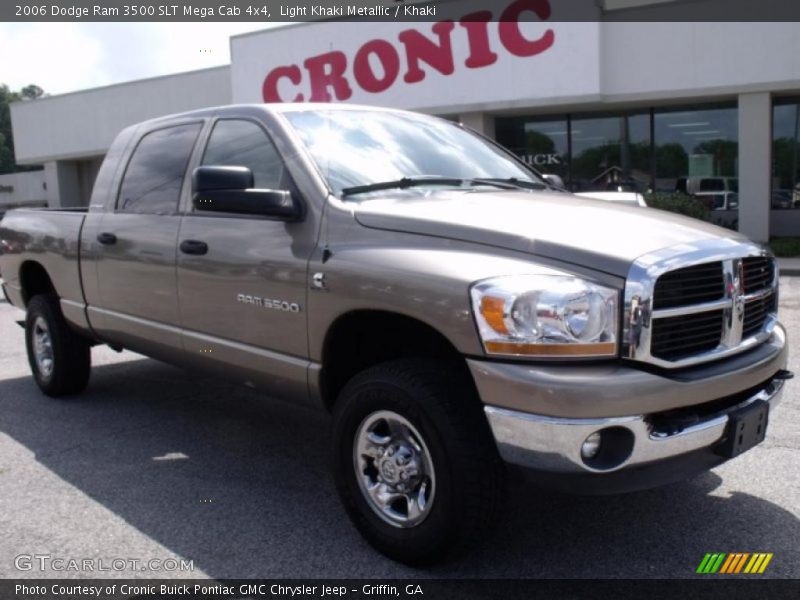 Light Khaki Metallic / Khaki 2006 Dodge Ram 3500 SLT Mega Cab 4x4