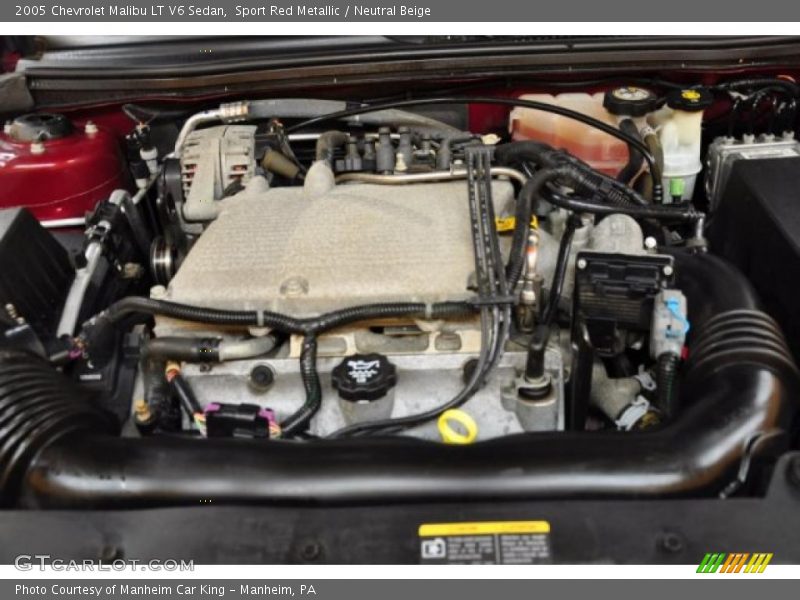 Sport Red Metallic / Neutral Beige 2005 Chevrolet Malibu LT V6 Sedan