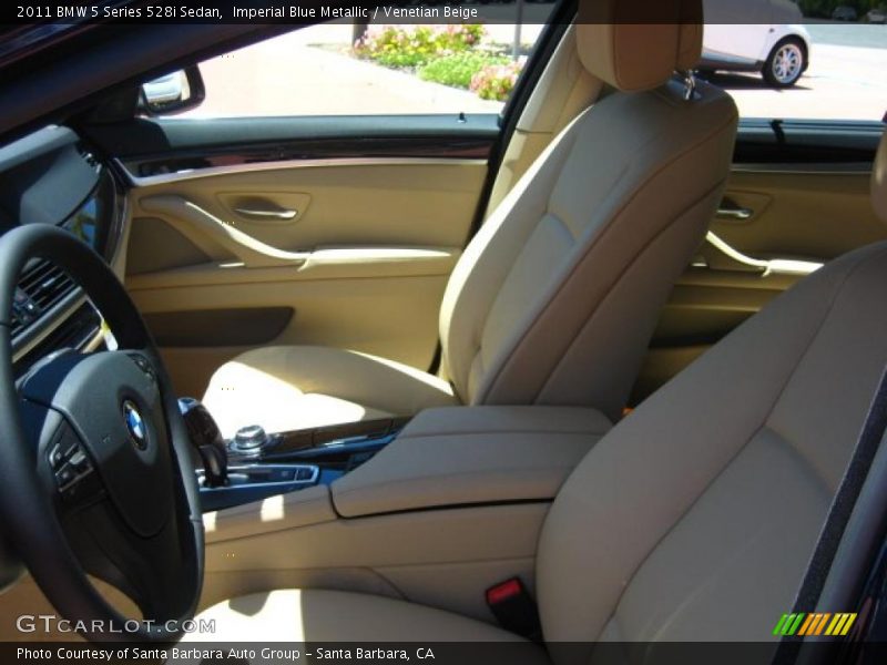 Imperial Blue Metallic / Venetian Beige 2011 BMW 5 Series 528i Sedan