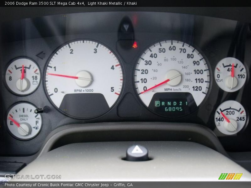  2006 Ram 3500 SLT Mega Cab 4x4 SLT Mega Cab 4x4 Gauges