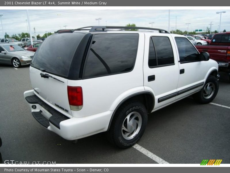Summit White / Medium Gray 2001 Chevrolet Blazer LT 4x4