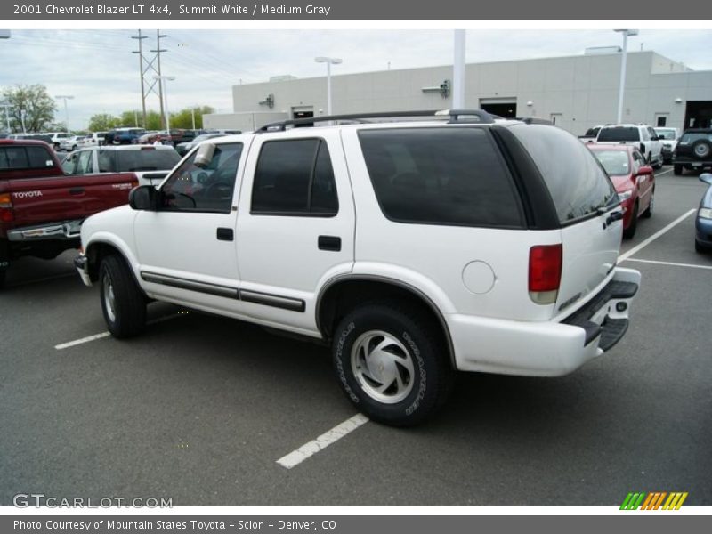 Summit White / Medium Gray 2001 Chevrolet Blazer LT 4x4