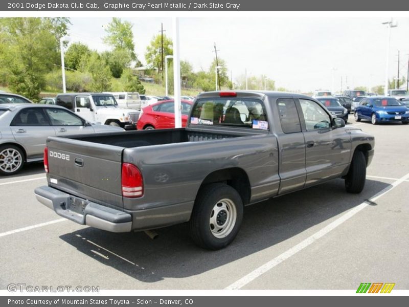 Graphite Gray Pearl Metallic / Dark Slate Gray 2001 Dodge Dakota Club Cab
