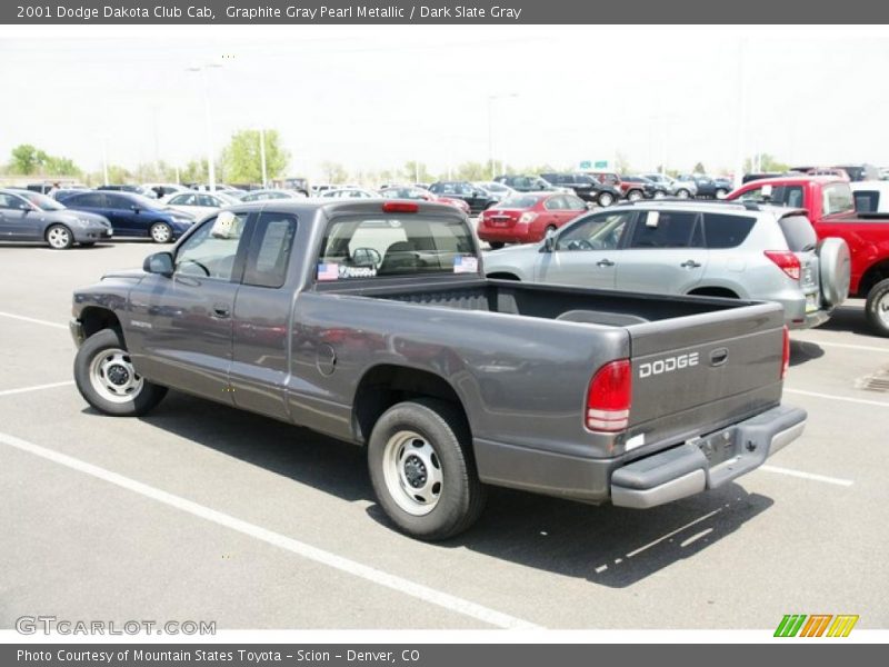 Graphite Gray Pearl Metallic / Dark Slate Gray 2001 Dodge Dakota Club Cab