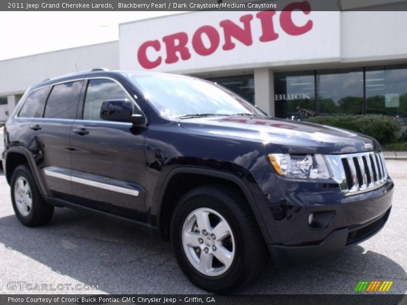 Blackberry Pearl / Dark Graystone/Medium Graystone 2011 Jeep Grand Cherokee Laredo