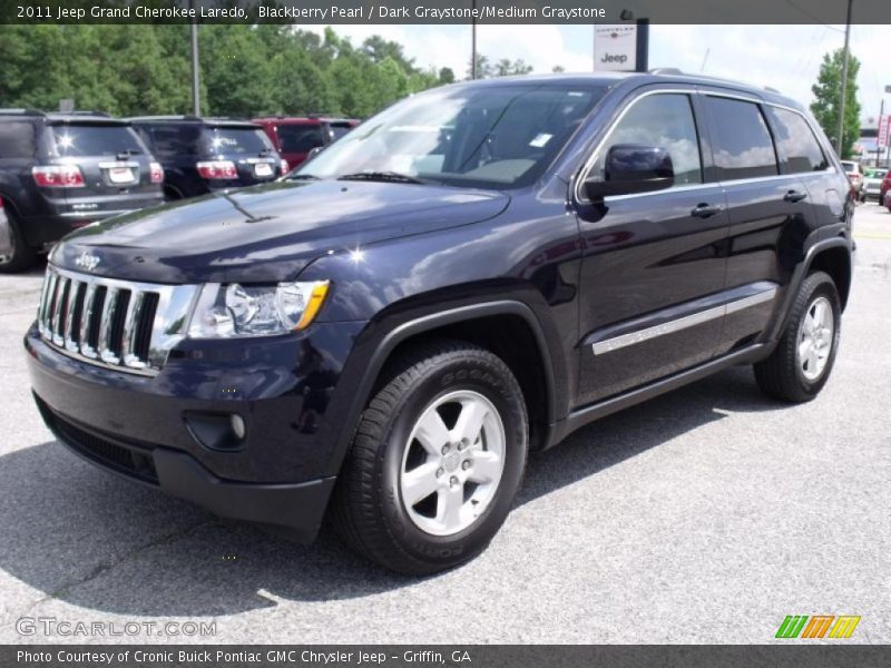 Blackberry Pearl / Dark Graystone/Medium Graystone 2011 Jeep Grand Cherokee Laredo