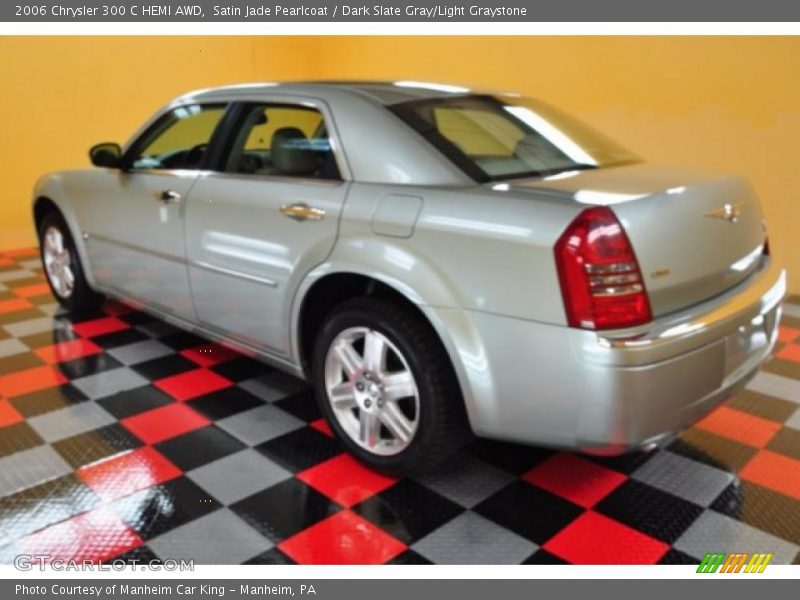 Satin Jade Pearlcoat / Dark Slate Gray/Light Graystone 2006 Chrysler 300 C HEMI AWD