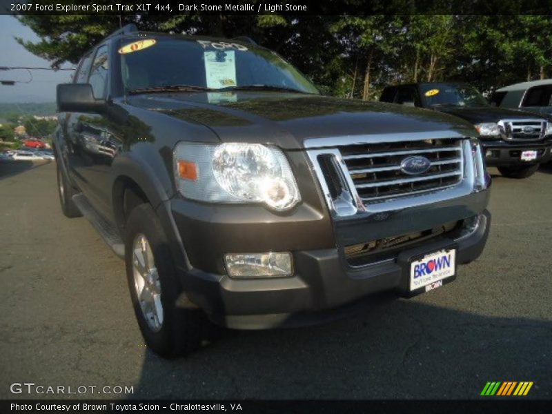 Dark Stone Metallic / Light Stone 2007 Ford Explorer Sport Trac XLT 4x4