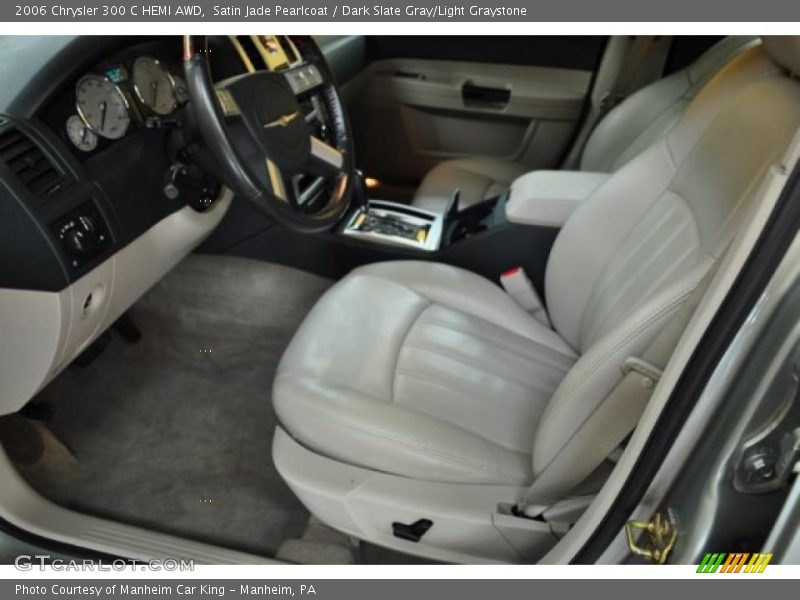 Satin Jade Pearlcoat / Dark Slate Gray/Light Graystone 2006 Chrysler 300 C HEMI AWD