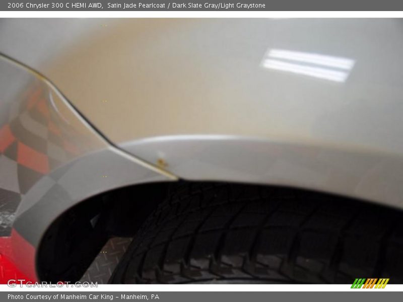 Satin Jade Pearlcoat / Dark Slate Gray/Light Graystone 2006 Chrysler 300 C HEMI AWD