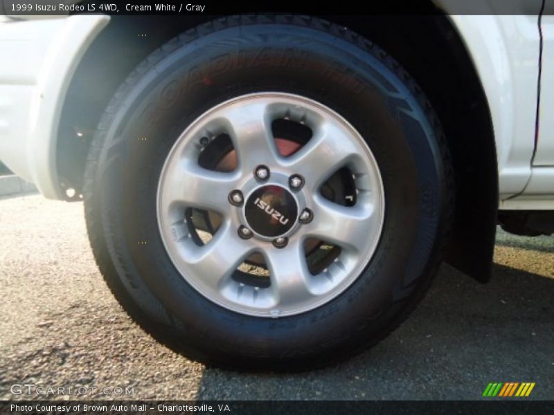 Cream White / Gray 1999 Isuzu Rodeo LS 4WD