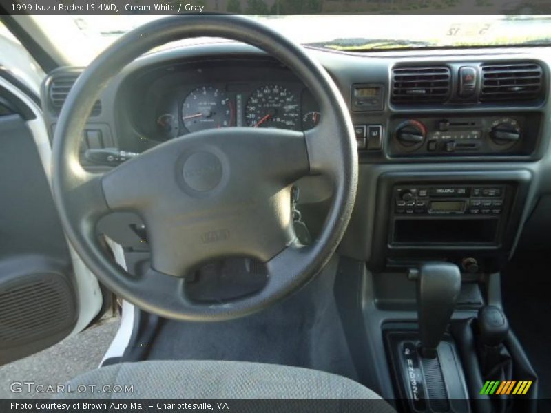 Cream White / Gray 1999 Isuzu Rodeo LS 4WD