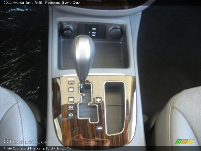 Moonstone Silver / Gray 2011 Hyundai Santa Fe SE