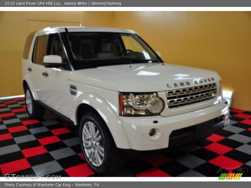 Alaska White / Almond/Nutmeg 2010 Land Rover LR4 HSE Lux