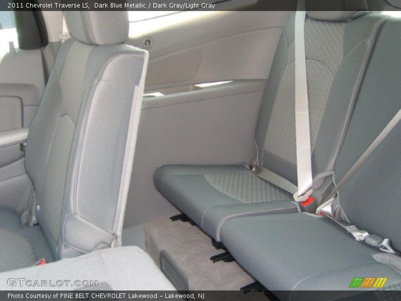 Dark Blue Metallic / Dark Gray/Light Gray 2011 Chevrolet Traverse LS