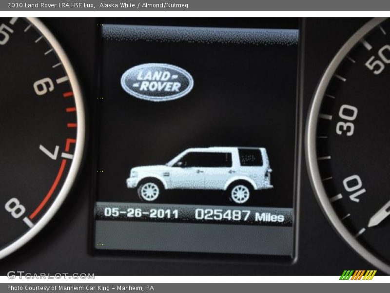 Alaska White / Almond/Nutmeg 2010 Land Rover LR4 HSE Lux