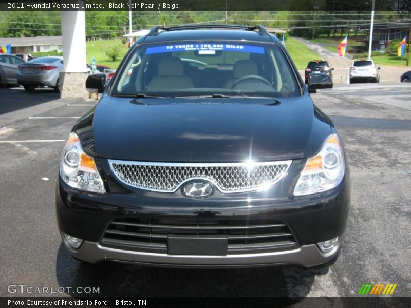 Black Noir Pearl / Beige 2011 Hyundai Veracruz Limited