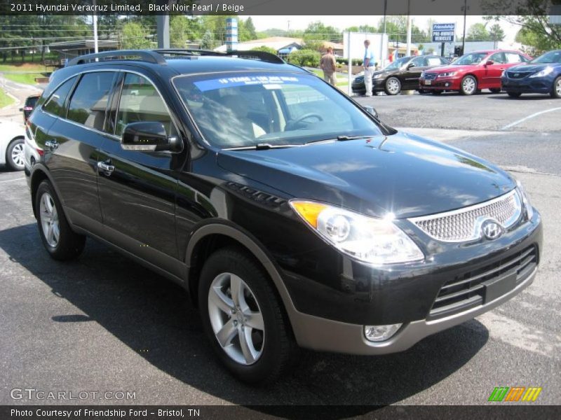 Black Noir Pearl / Beige 2011 Hyundai Veracruz Limited