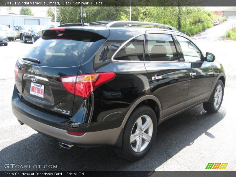 Black Noir Pearl / Beige 2011 Hyundai Veracruz Limited