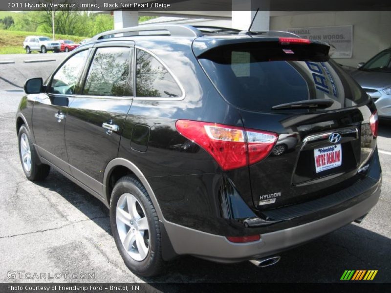 Black Noir Pearl / Beige 2011 Hyundai Veracruz Limited