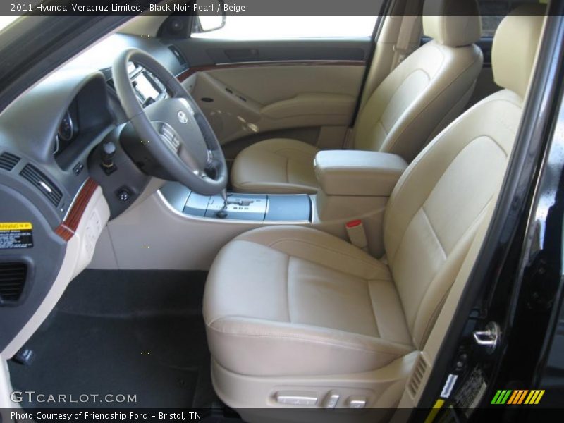 Black Noir Pearl / Beige 2011 Hyundai Veracruz Limited