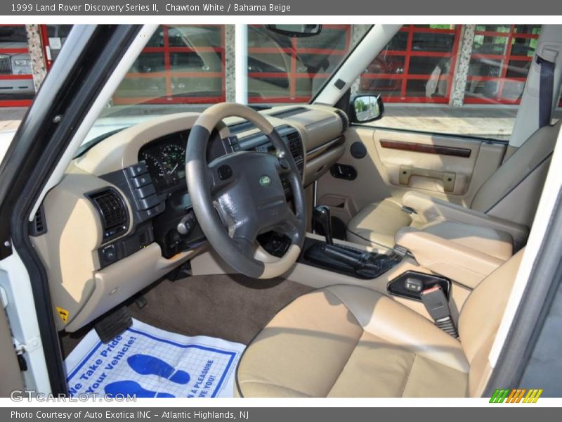  1999 Discovery Series II Bahama Beige Interior